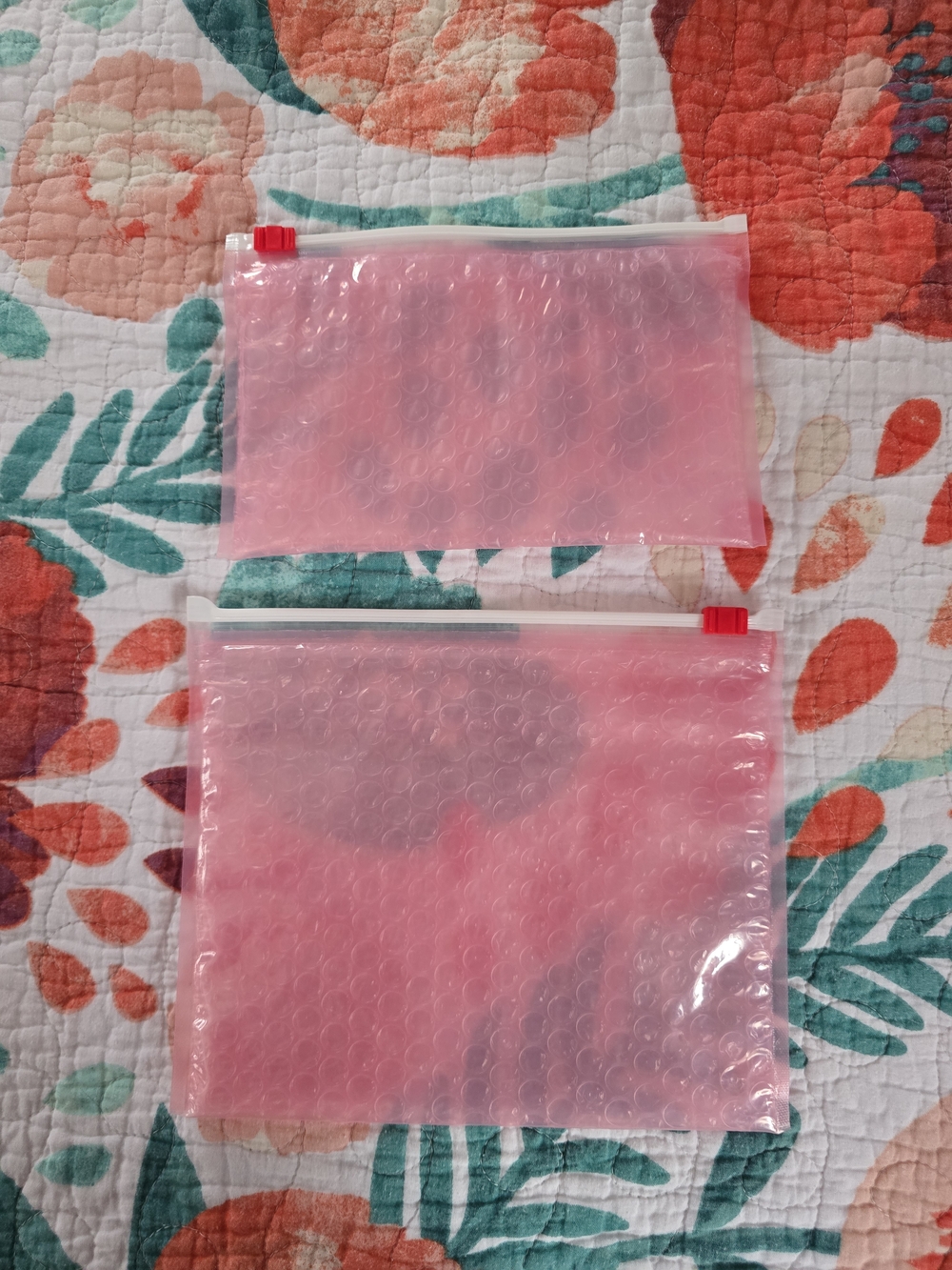 2 Glossier Pink Bubble Zip Pouches FREE when Bundled With 2+ Glossier Items